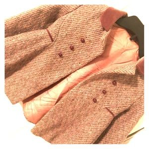 Toddler girl vintage FW Fischer peacoat, gorgeous!